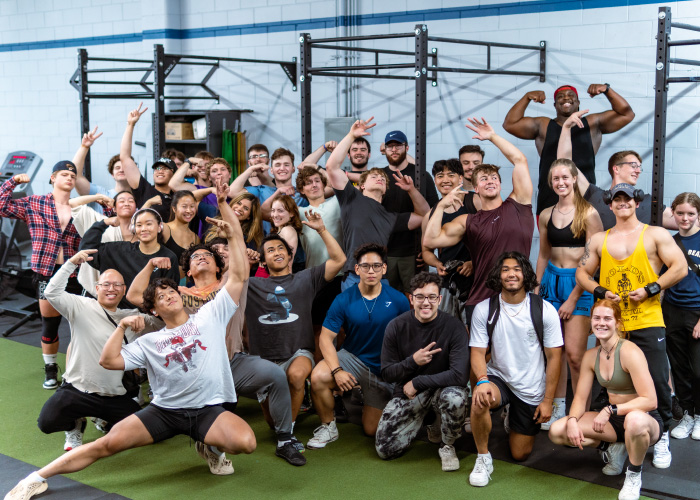 Minnesota Barbell College Night group photo